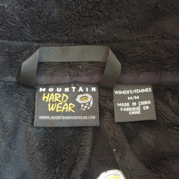 WOMEN'S MOUNTAIN HARDWEAR BLACK FLEECE Jacket M - Picture 3 of 11